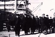 1952年10月25日,毛泽东主席视察天津港