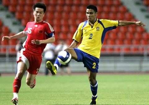 CCTV.com-亚洲杯足球赛热身赛中国队负于泰
